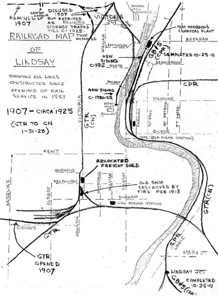 Lindsay Railway Archives - Toronto Railway Historical Association