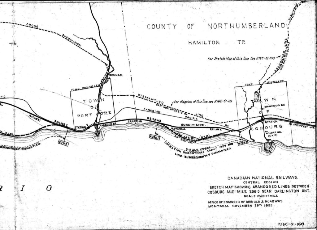 Canadian Northern Trenton Subdivision Toronto Railway Historical Association